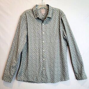 A-Frame Men's Shirt LG Regular Button-up Stretch Maximalism Dark Cottagecore